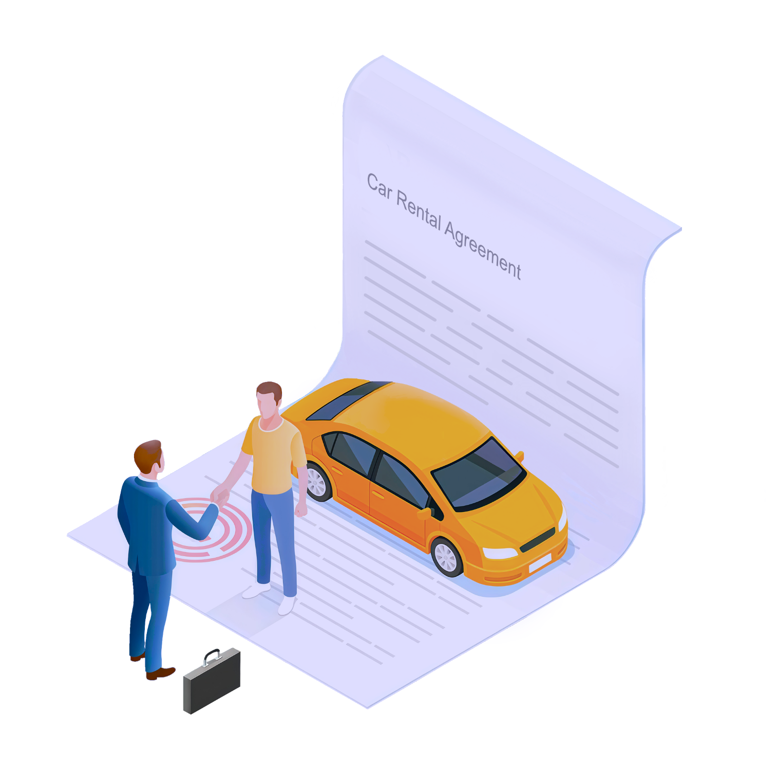 Car rental agreement template